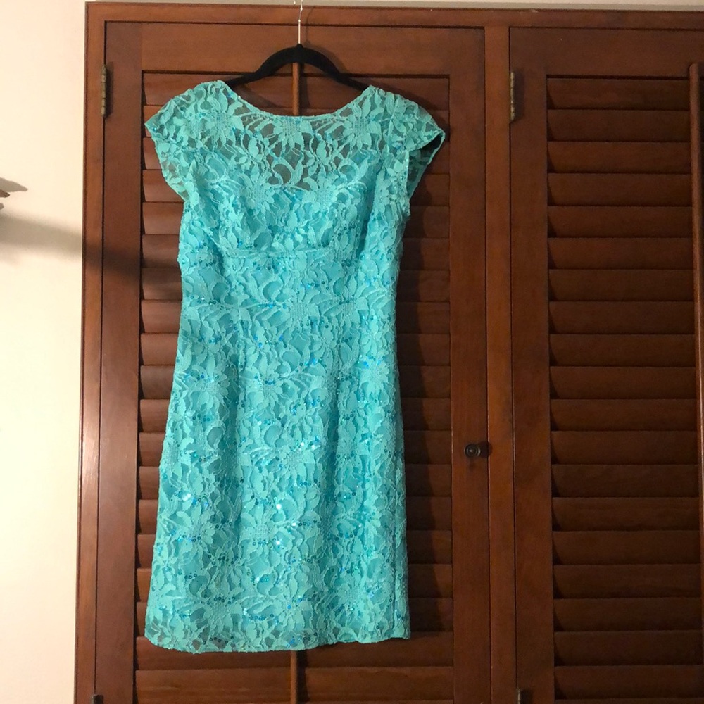 Teal Dress